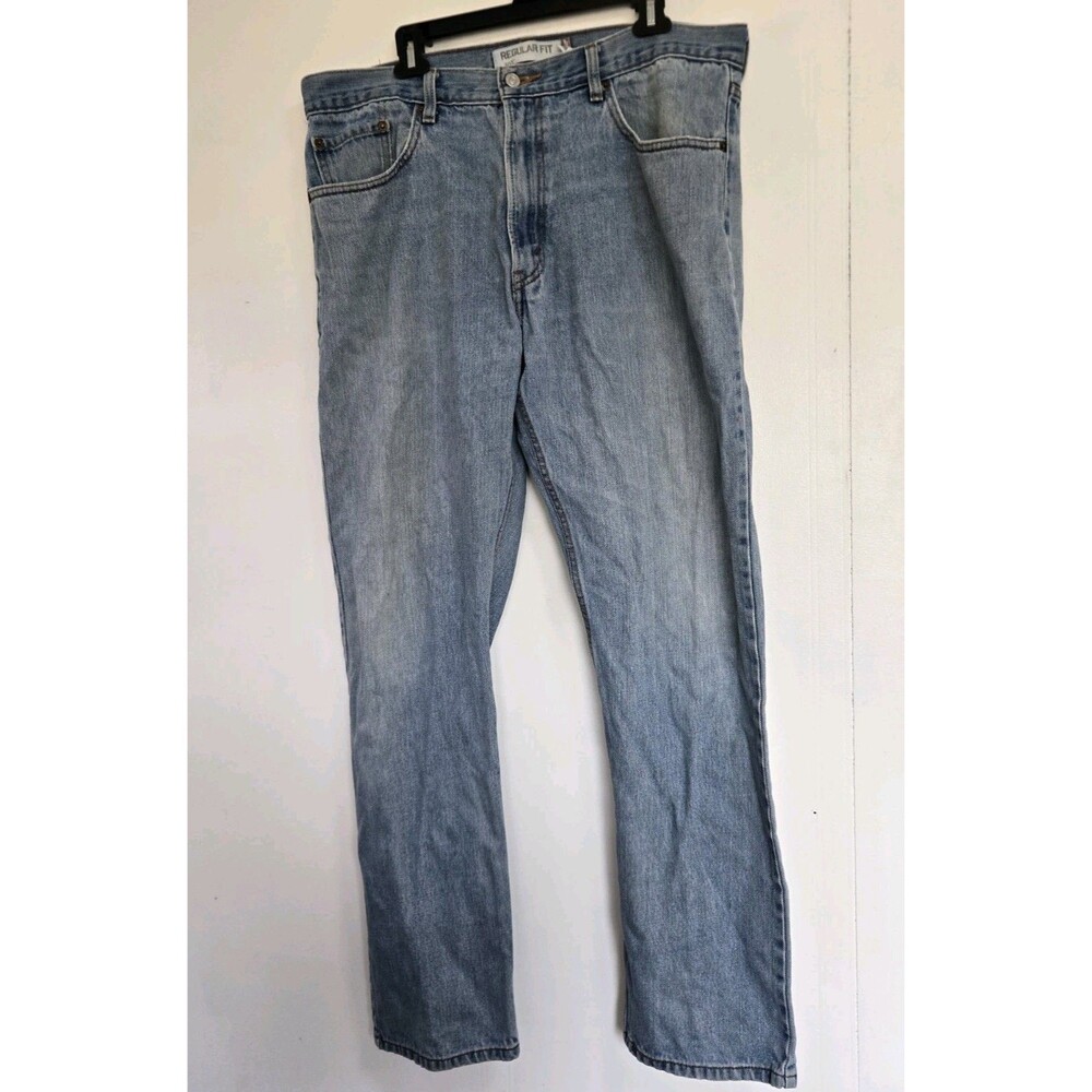 Vintage Levis 505 Jeans Mens 38x34 Blue Denim Cotton Straight Leg Y2K Casual